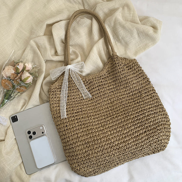 Stylish Handbag Made Of Braided Material Kalsten