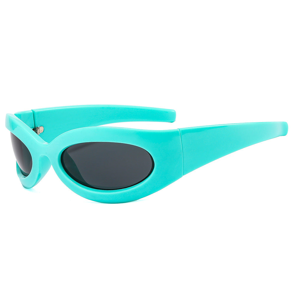 Women’s fashionable sunglasses with oval frame and modern finish Kalsten