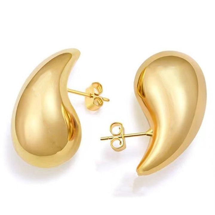 Elegant Curved Stud Earrings Kalsten
