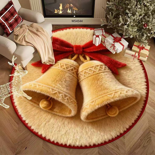 Festive Holiday Bells Area Rug Acalora