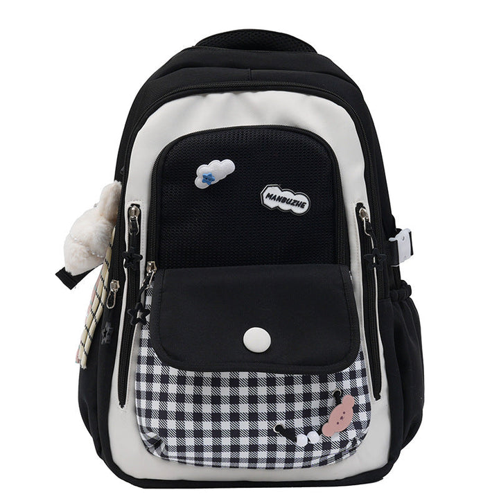 Casual Multi-Compartment School Backpack Kalsten