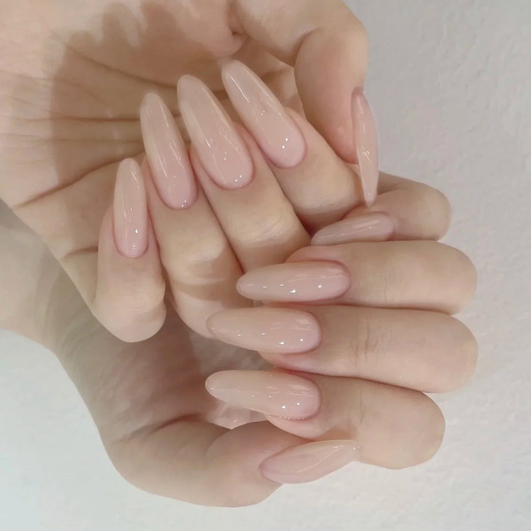 Natural Finish Press-On Nail Set Kalsten