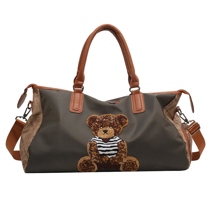 Stylish Cat Printed Weekend Duffle Bag