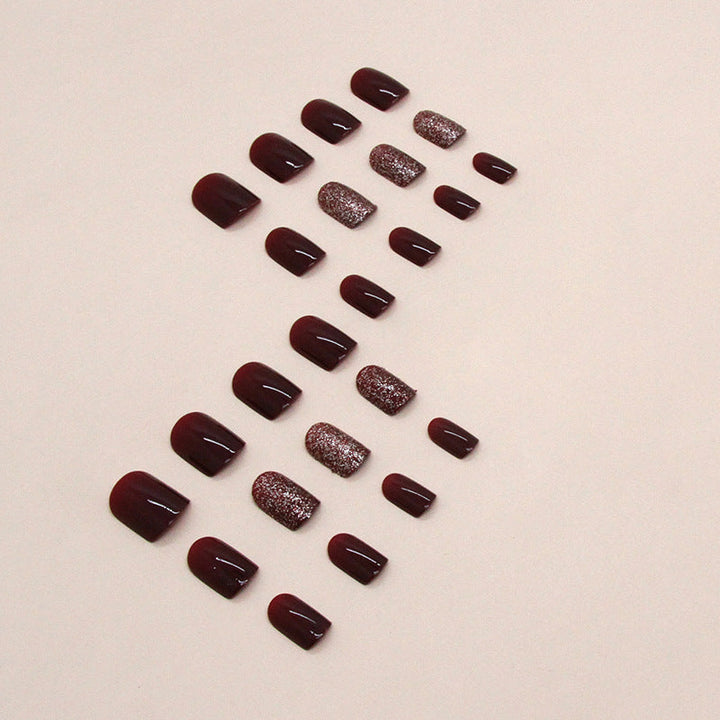 Glamorous Glitter Press-On Nail Set Kalsten