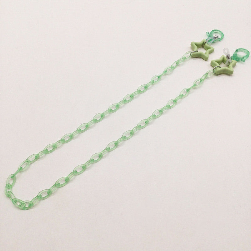 Fashionable glasses holder chain with star pendants Kalsten