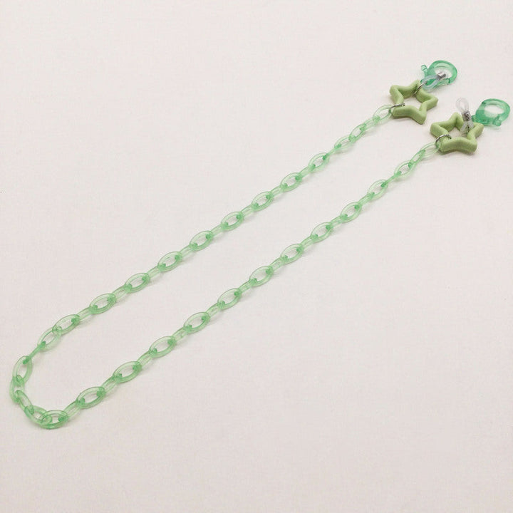 Fashionable glasses holder chain with star pendants Kalsten