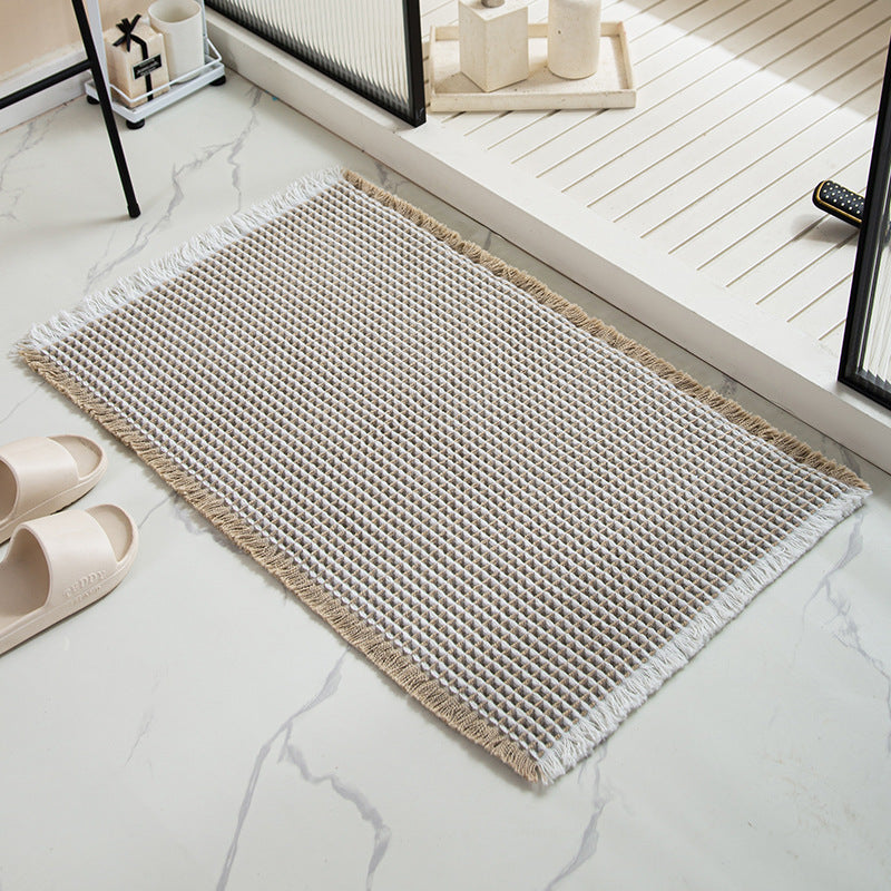 Textured Bathroom Rug Kalsten