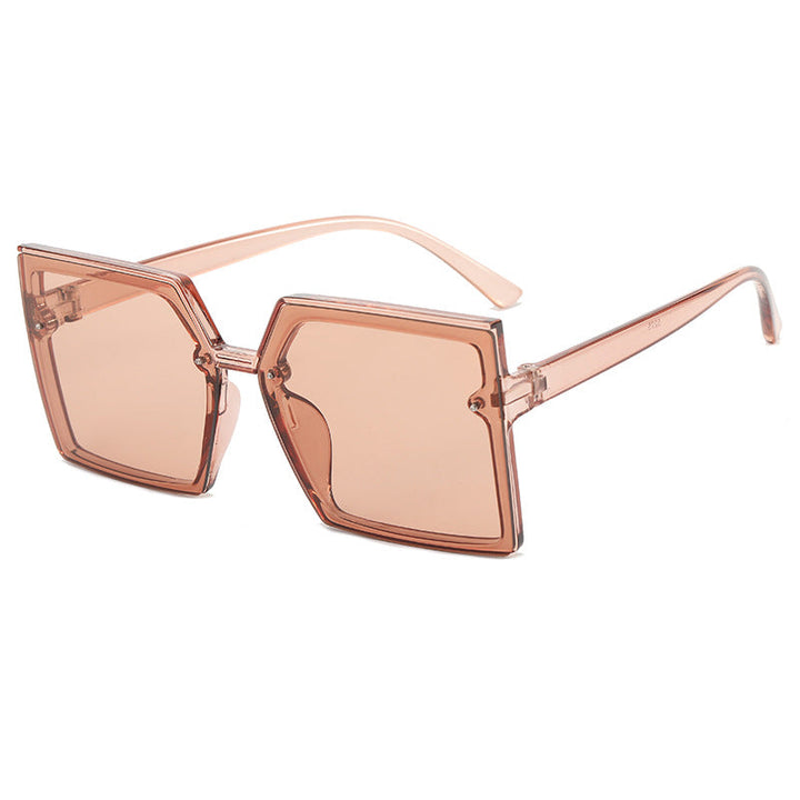 Women's stylish oversized sunglasses with geometric design Kalsten