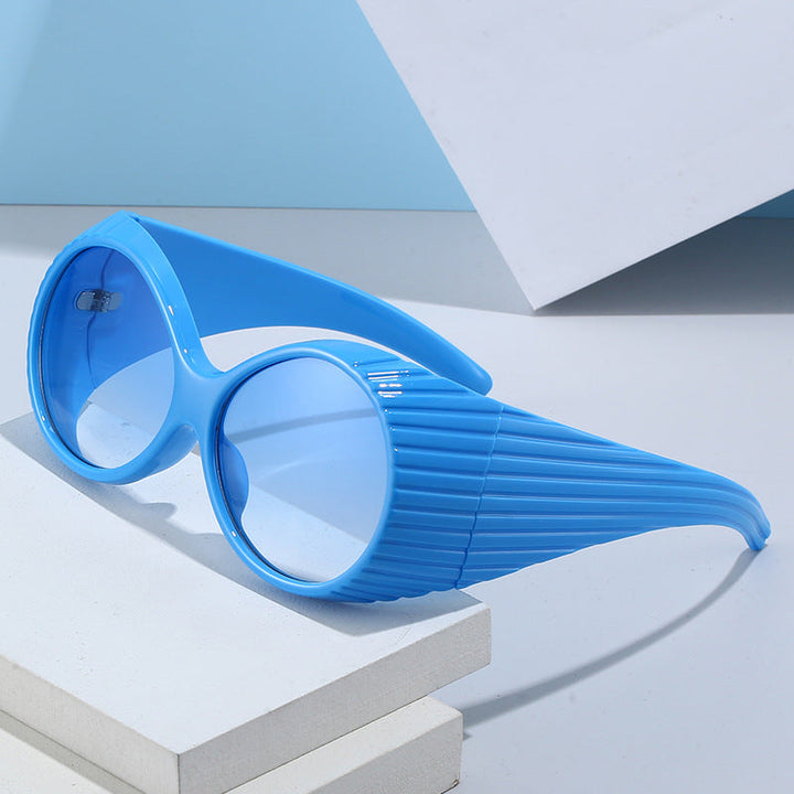 Women's extravagant sunglasses with unique wave design Kalsten