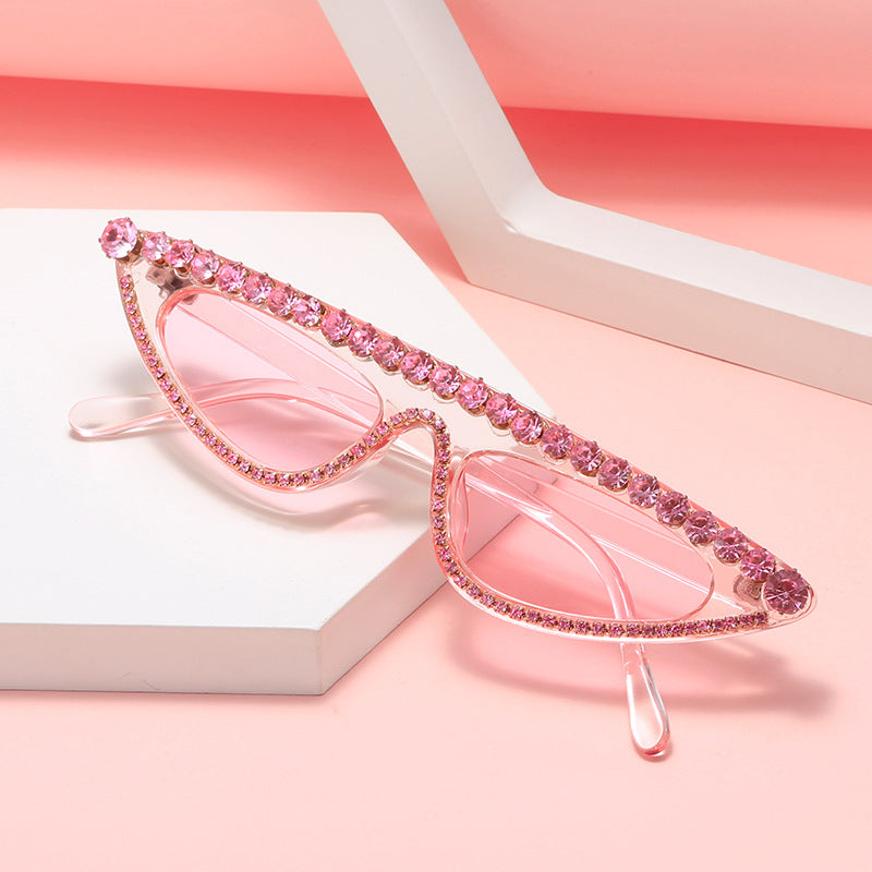 Women's Cat-Eye Sunglasses with Sparkling Stone Accents Kalsten