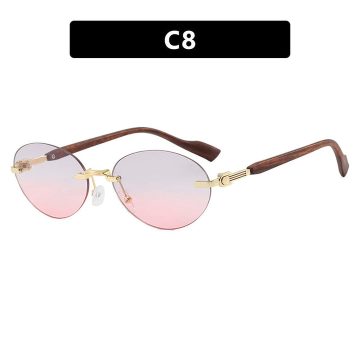 Women's fashionable sunglasses in elegant retro style with high-quality lenses and wooden details Kalsten