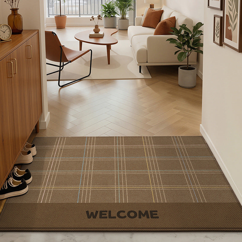 Striped Textured Welcome Mat Kalsten