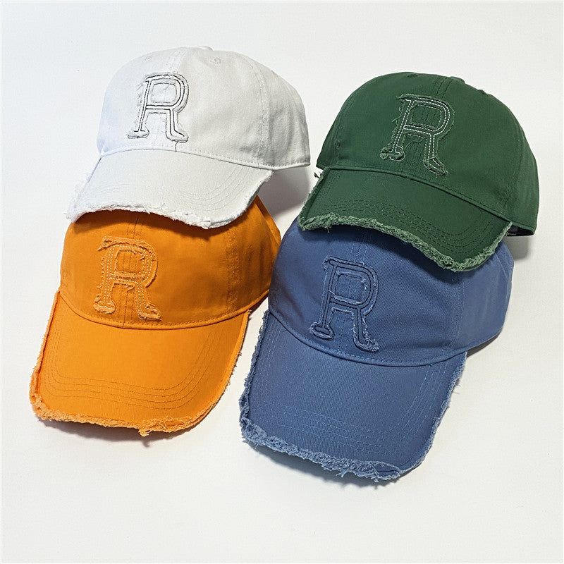 Women's Distressed Embroidered Baseball Cap Kalsten