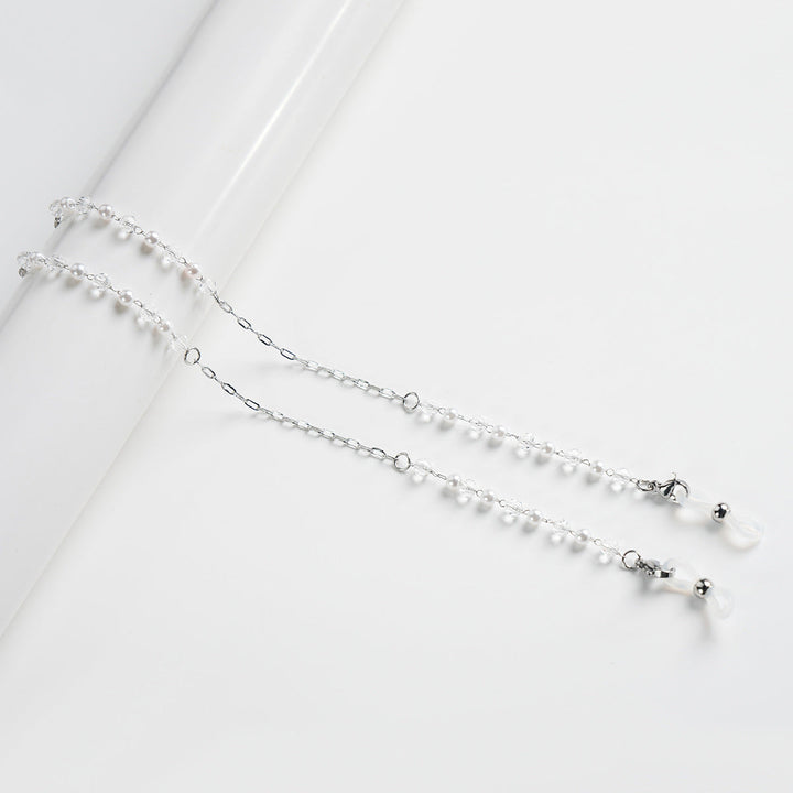 Elegant Pearl-Accented Eyewear Chain Kalsten