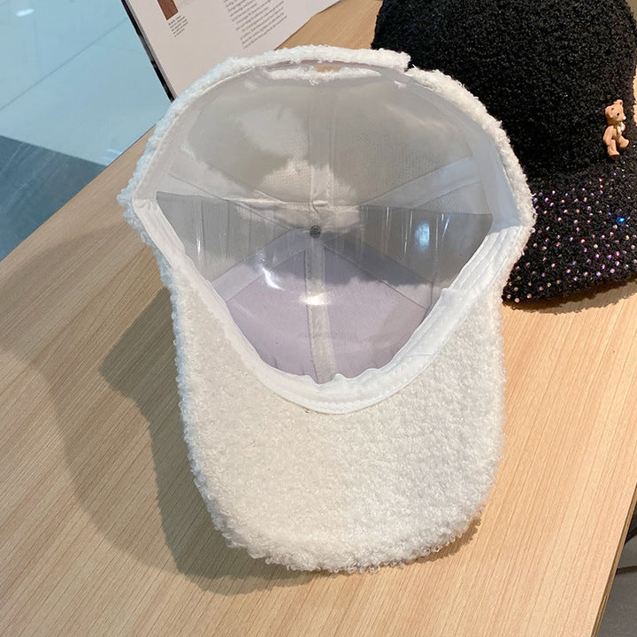 Women's Shimmering Fuzzy Baseball Cap Kalsten