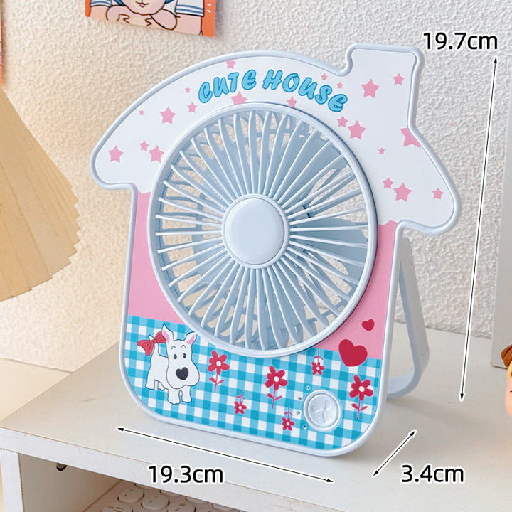 Ladies portable table fan with sweet design Kalsten