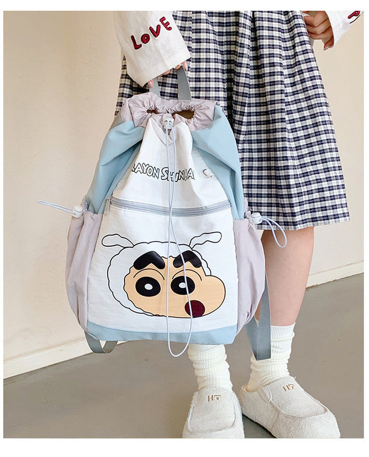 Cartoon Character Drawstring Backpack Kalsten