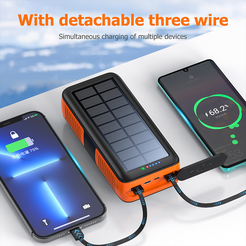 Solar Powerbank with Multifunctional LED Lights Kalsten