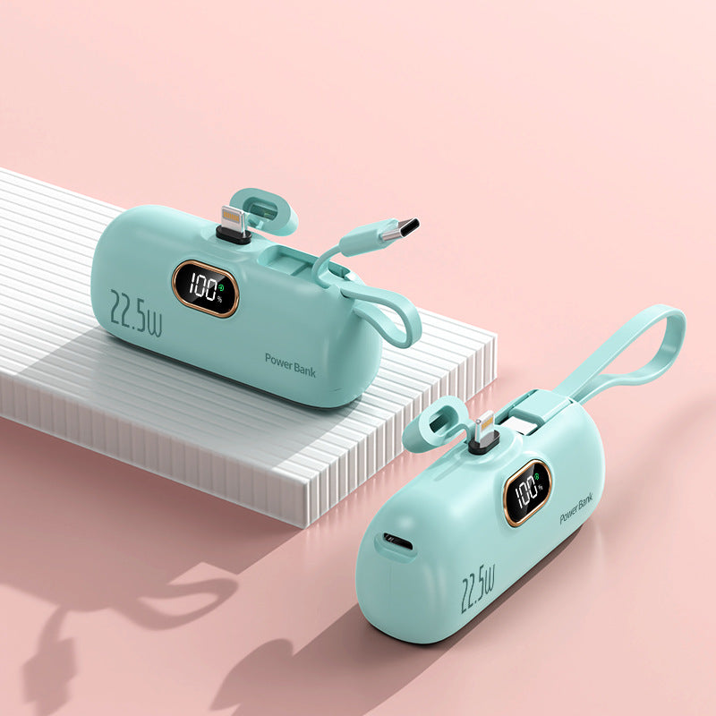 Power bank with integrated charging cable Kalsten