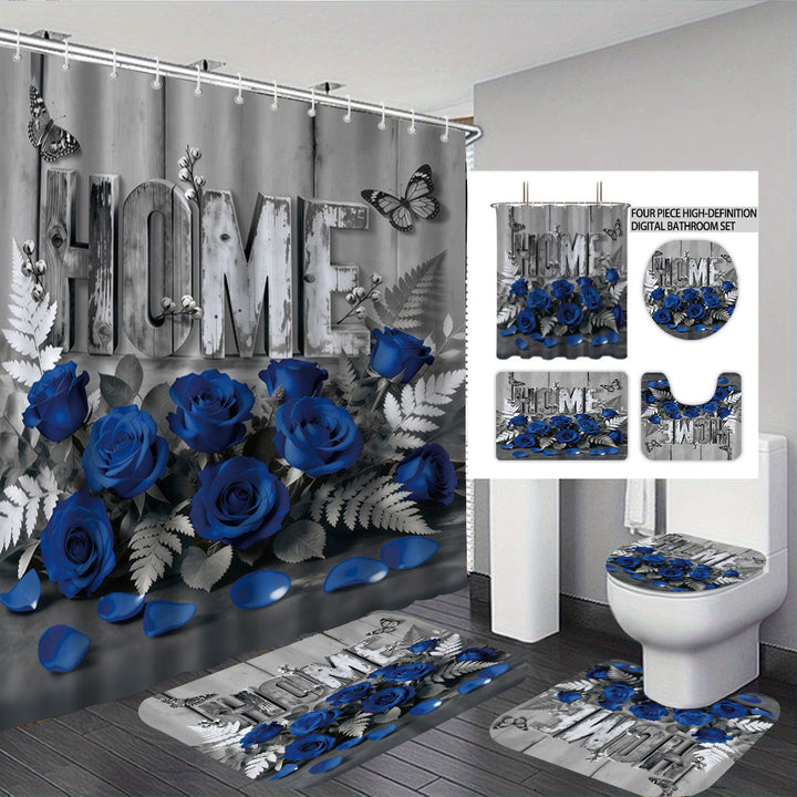 Artistic Floral Theme Bathroom Décor Set Kalsten