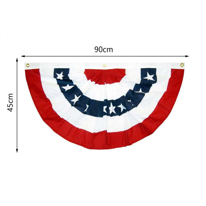 Unisex nan patriotic American flag windsock with long trailing streamers and reinforced hanging loop Kalsten
