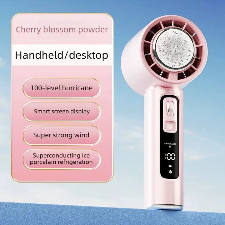 Unisex One Size Portable Personalized Thermoelectric Mini Air Cooler Fan with Smart Display and Adjustable Wind Kalsten