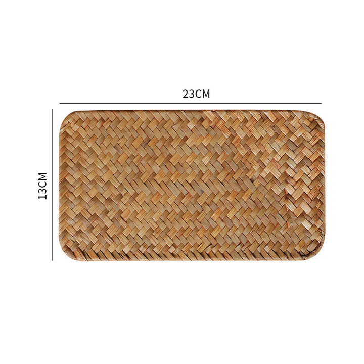 Artisan Woven Serving Tray Kalsten