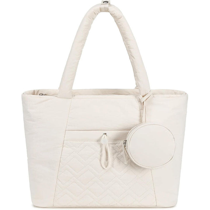 Padded everyday handbag with detachable cosmetic pouch Kalsten
