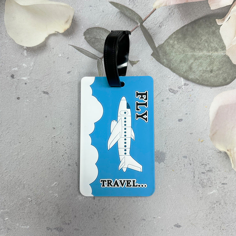 Airplane-Themed Luggage Tag Kalsten