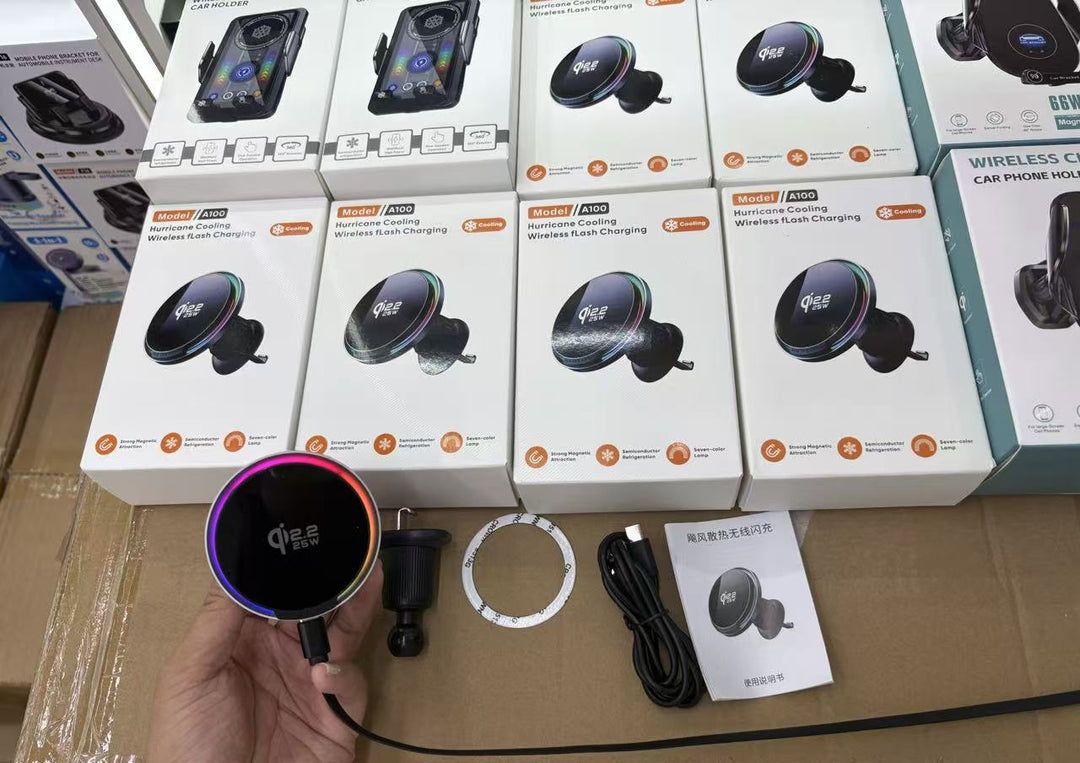 Unisex Magnetic Smartphone Holder with Fast Wireless Charger Kalsten