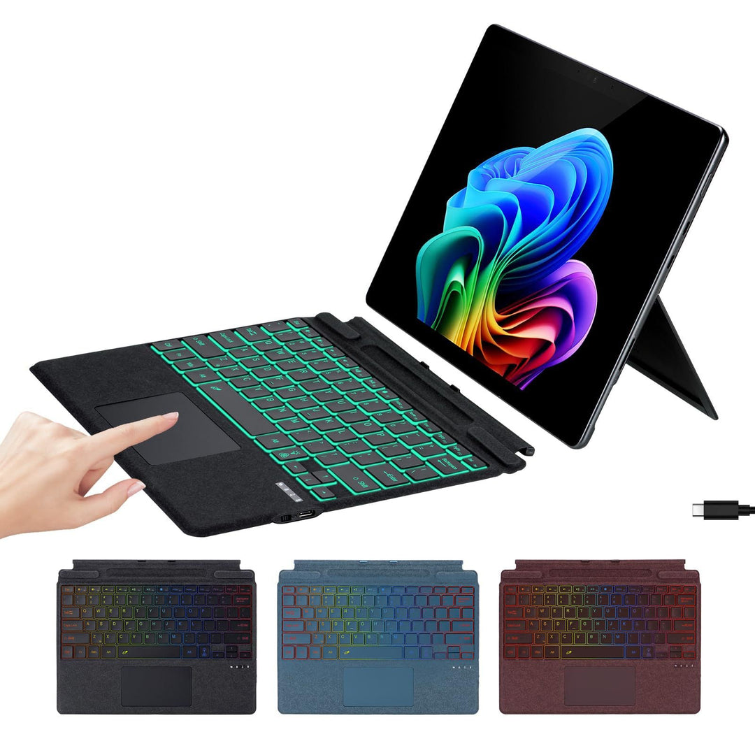 Ergonomic Wireless Keyboard with Integrated Touchpad Kalsten