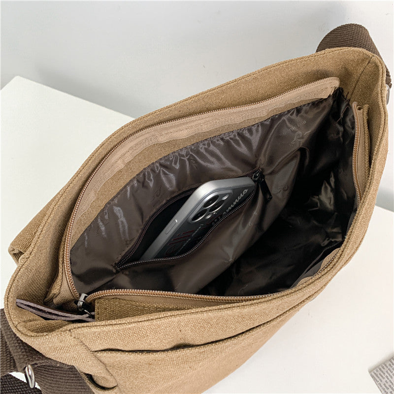 Multifunctional Messenger Bag with Adjustable Shoulder Strap Kalsten