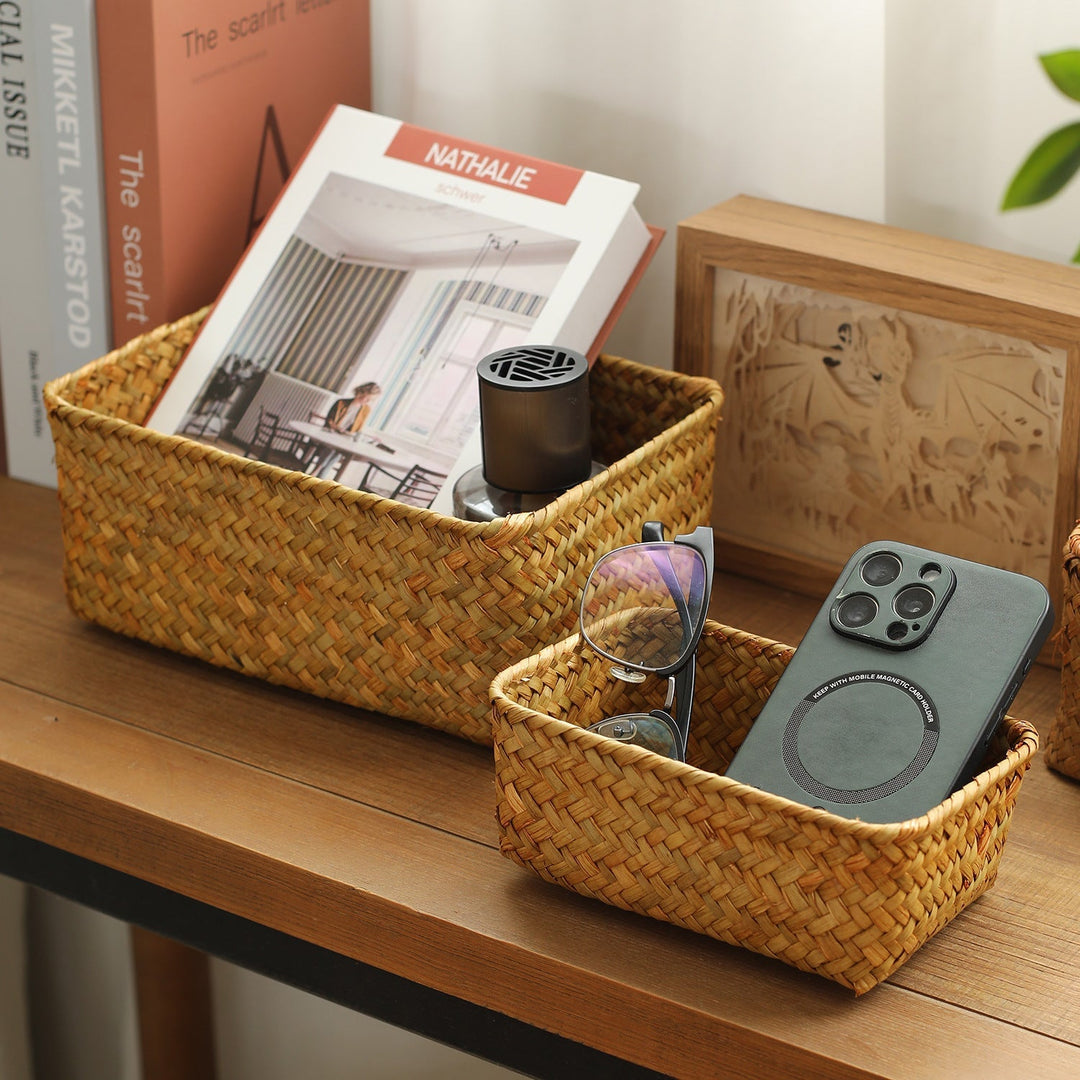 Handcrafted Woven Storage Basket Kalsten
