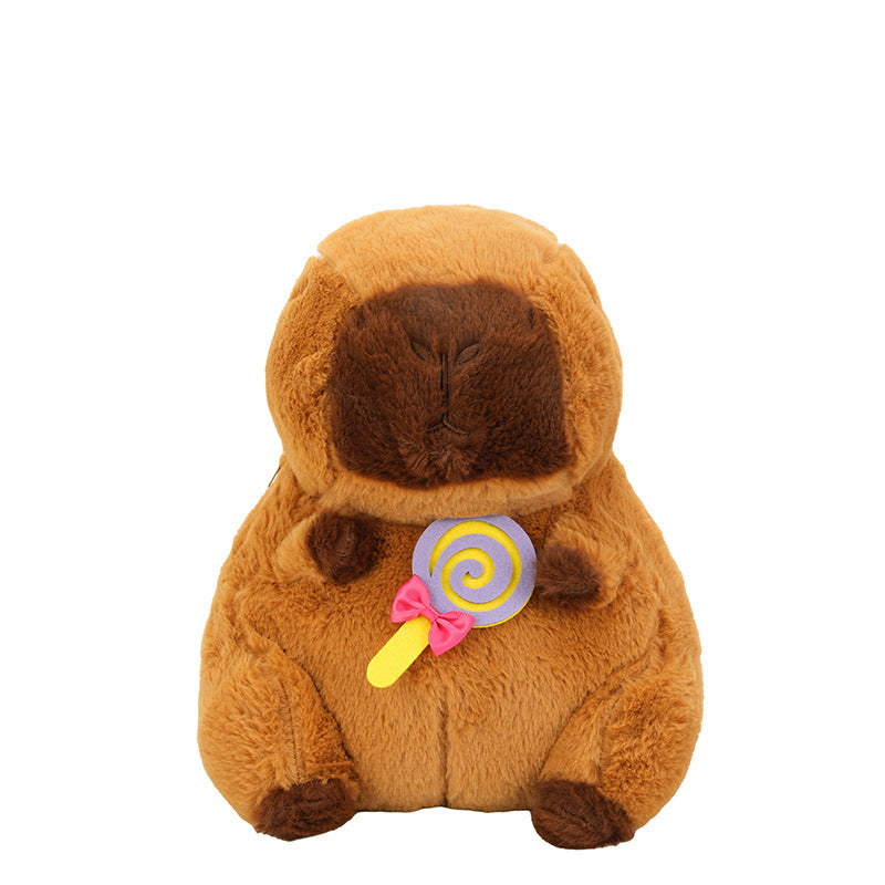Stuffed animal with lollipop application Kalsten