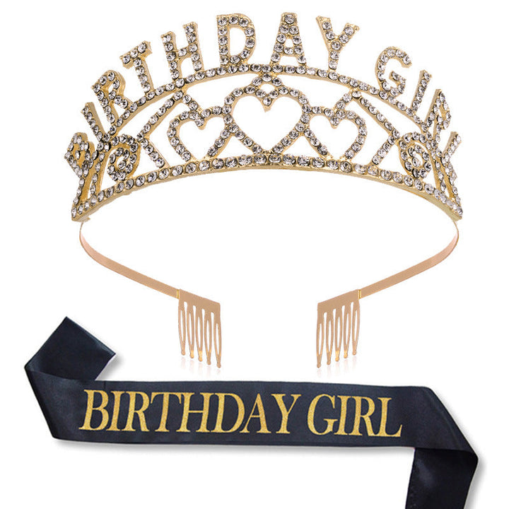 Ladies Glittering Birthday Crown Kalsten