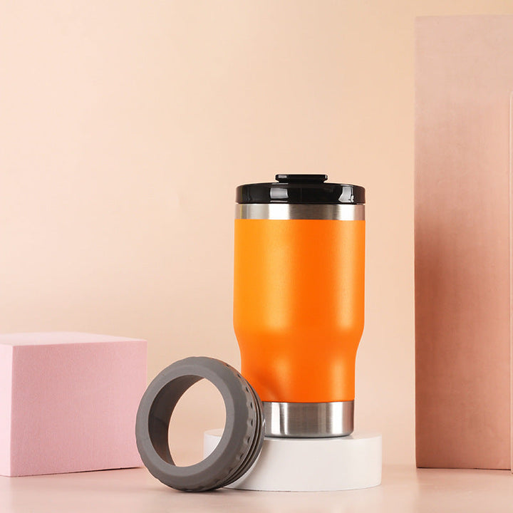 Women Insulated Travel Mug with Non-Slip Silicone Ring Kalsten