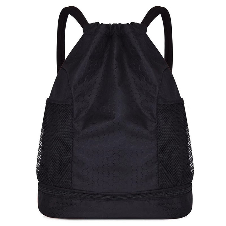 Lightweight Hexagonal Pattern Drawstring Backpack Kalsten