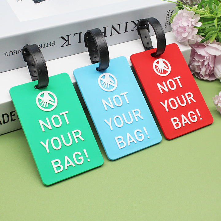 Unisex Luggage Tag with Humorous Statement Kalsten