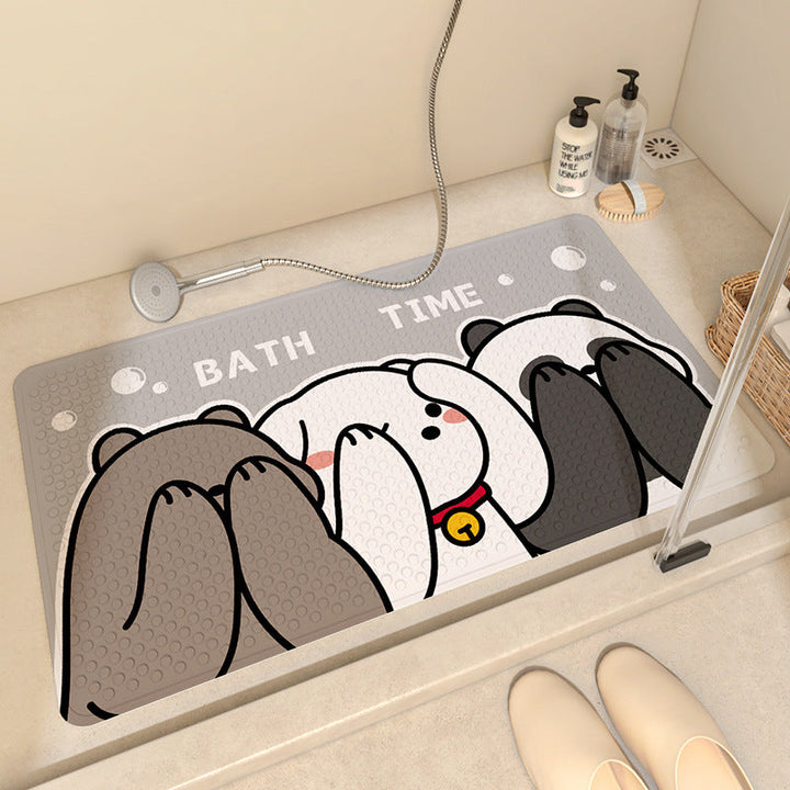 Cartoon-Themed Bath Mat Kalsten