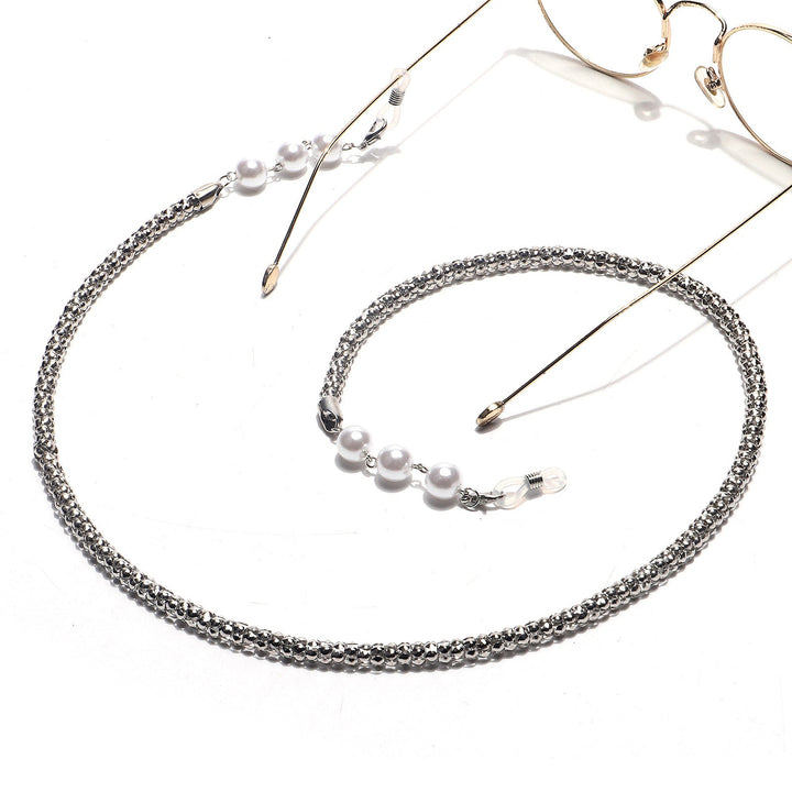 Chic Pearl-Accented Eyewear Chain Kalsten