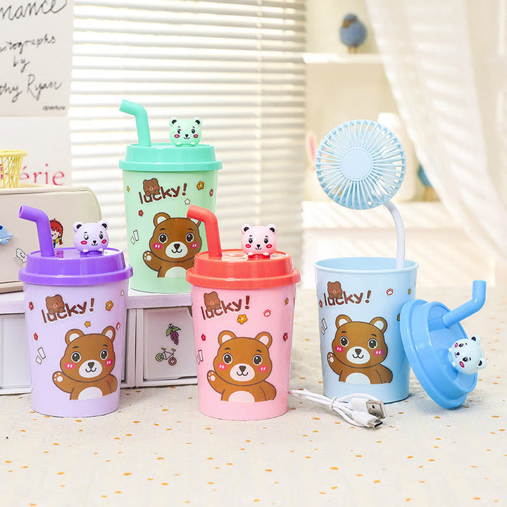 Women’s drinking cup with integrated straw and playful animal design Kalsten