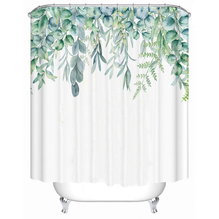 Leafy Botanical Shower Curtain Kalsten