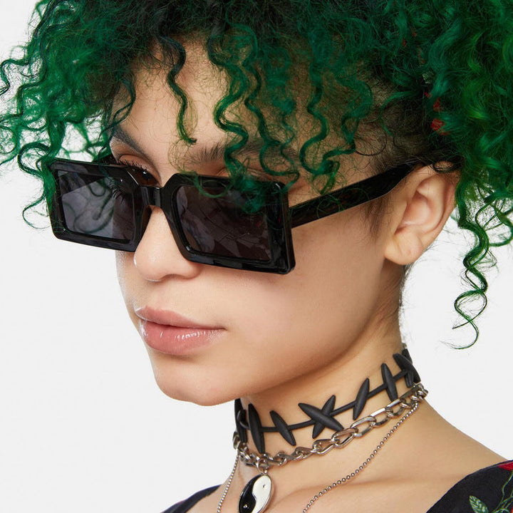Women's fashion transparent corner sunglasses Kalsten