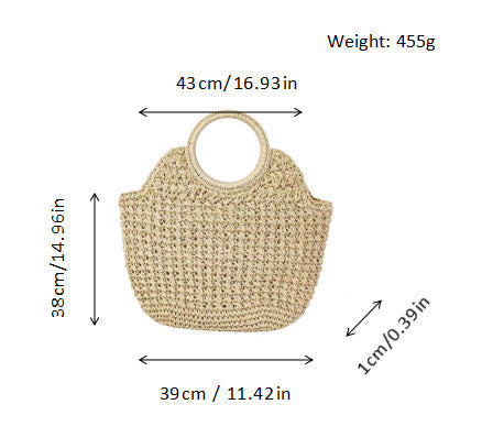 Basket bag in modern design Kalsten