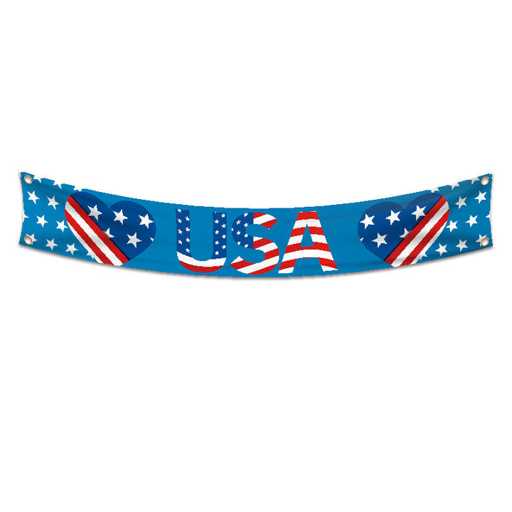 Unisex garden banner with patriotic design by Kalsten
