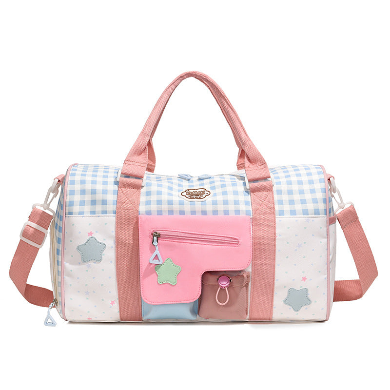 Playful sports and travel bag with fine applications Kalsten