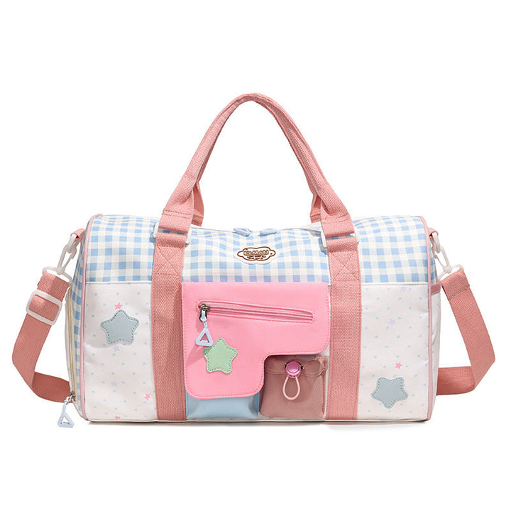 Playful sports and travel bag with fine applications Kalsten