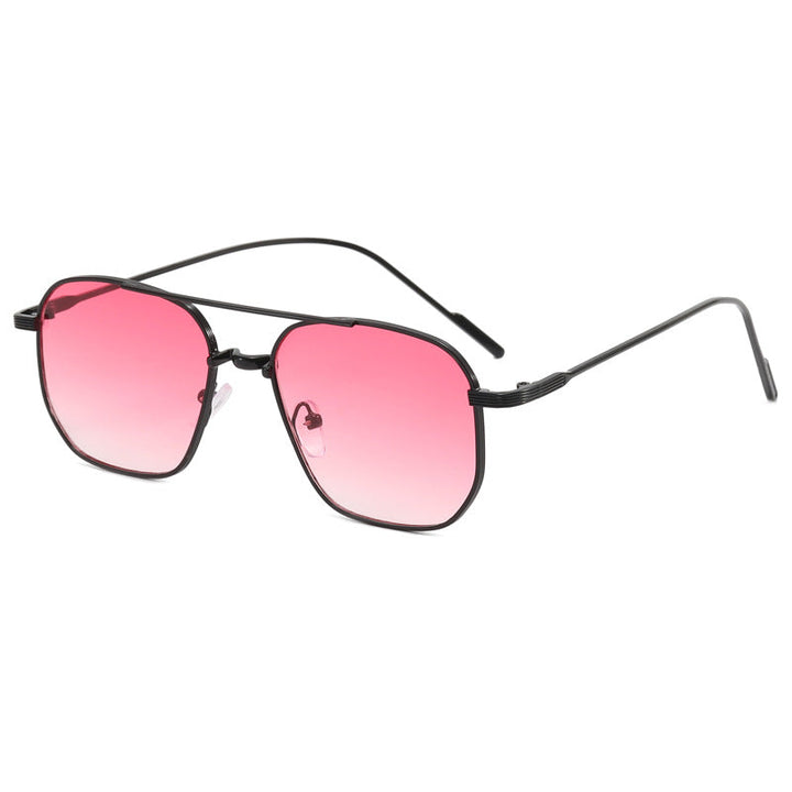 Women's fashionable geometric glasses with elegant metal frame Kalsten