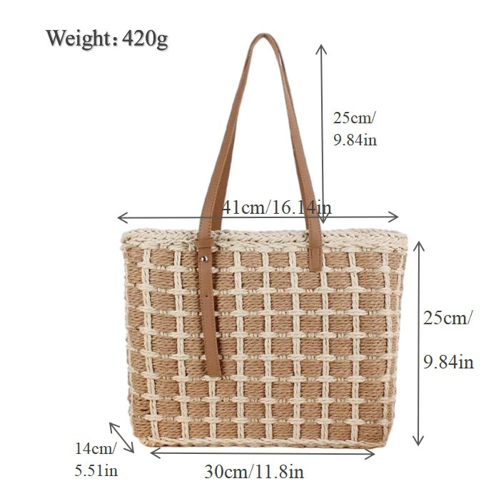 Handwoven basket bag Kalsten