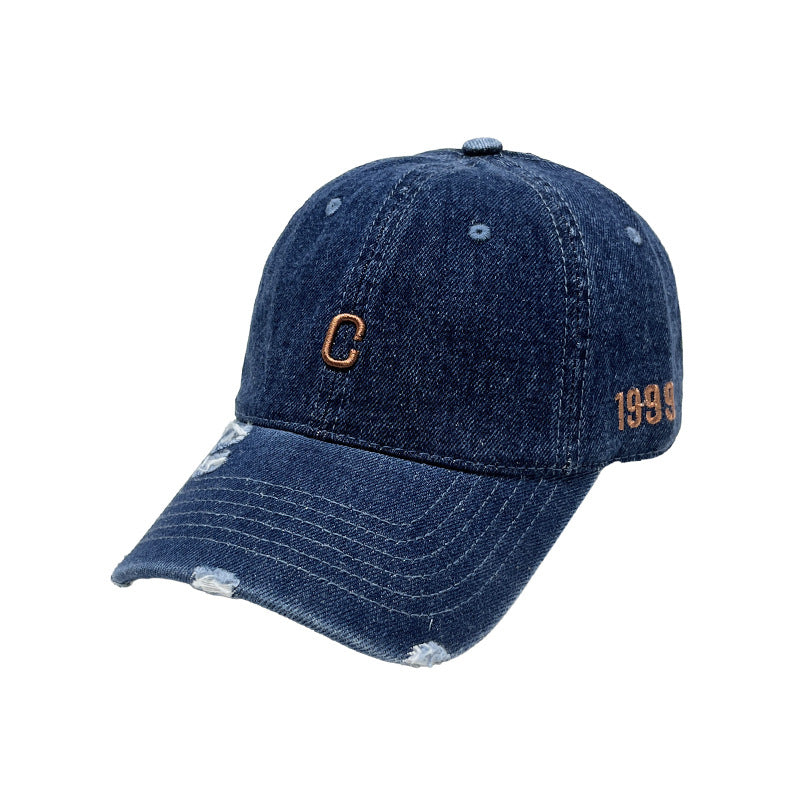 Women's Distressed Denim Baseball Cap Kalsten 1784270579